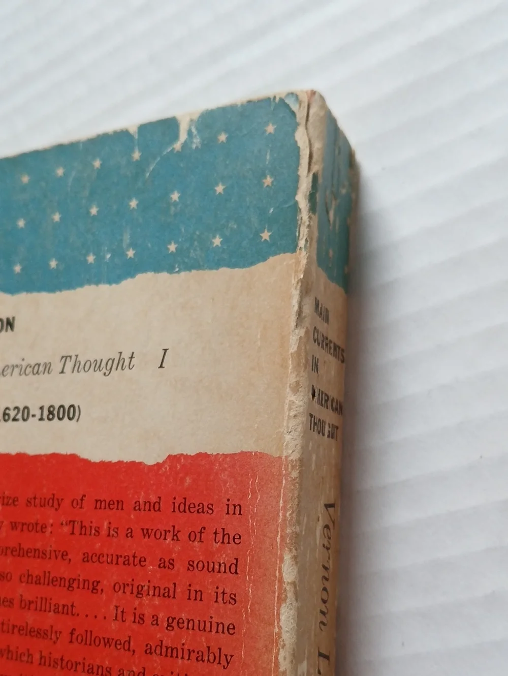 Vernon L. Parrington The Colonial Mind Paperback Vol. I Harcott Bruce & Co.